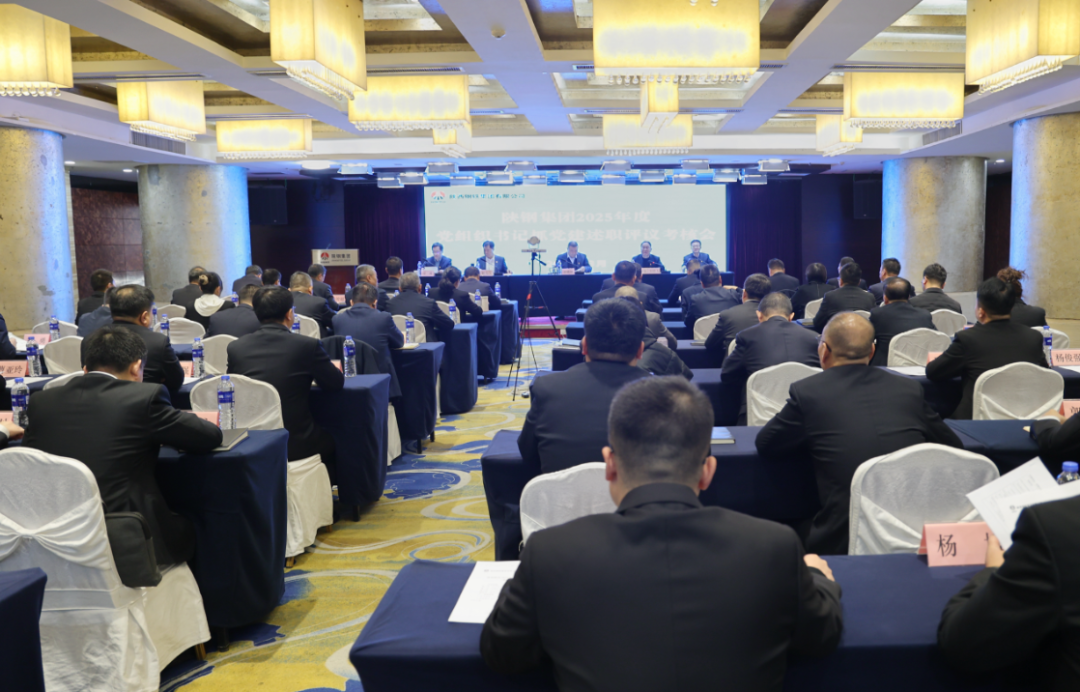 陜鋼集團(tuán)召開2025年度所屬單位黨組織書記抓黨建述職評(píng)議考核會(huì)