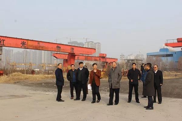 唐鑫、楊召朋到西鋼、紅光物流公司檢查指導(dǎo)工作